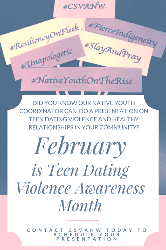 Did you know that February is Teen Dating Violence Awareness Month (TDVAM)?
